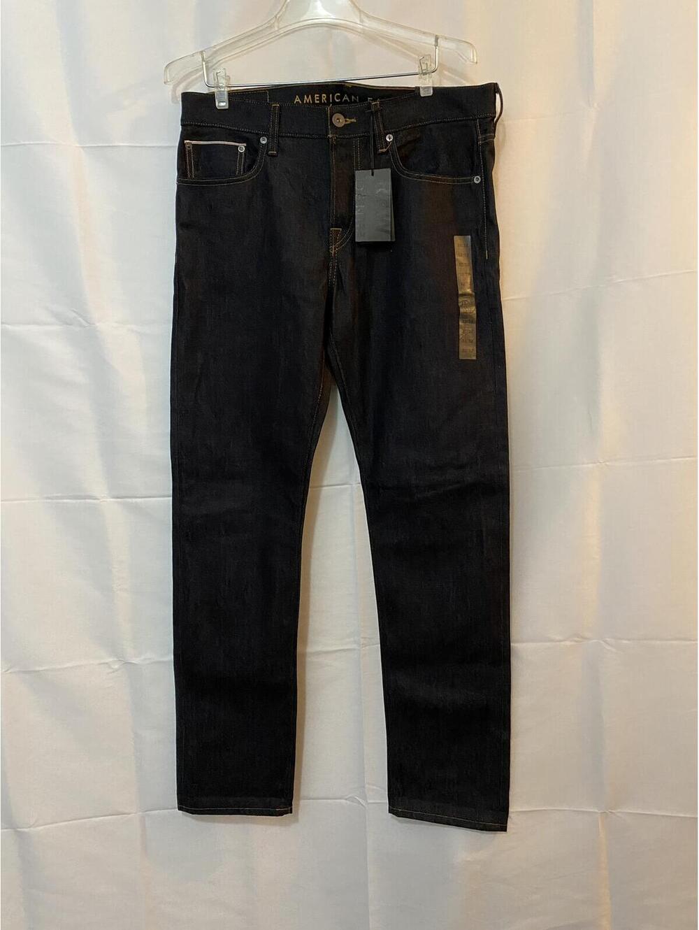 American Eagle Slim Straight Raw Denim Men’s Size 32x32